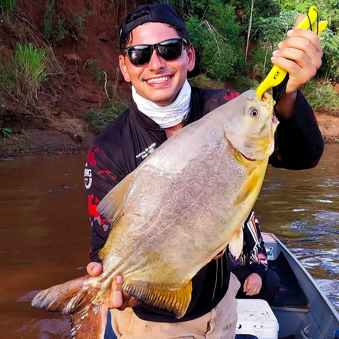 Cliente com peixe